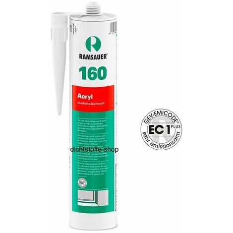 Ramsauer 160 Acryl Fugen Dichtstoff Dichtmasse 310ml Kartusche weiß