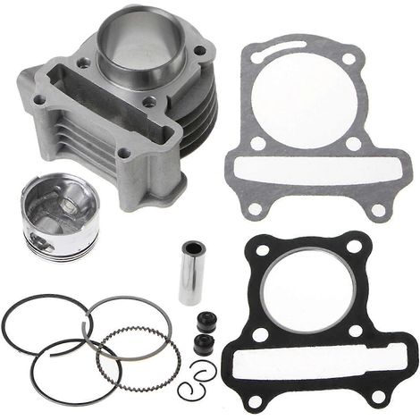 Kit piston/cylindre gros alésage 47 mm avec segments, compatible scooter/cyclomoteur GY6 50 60 80 139QMB-SY (1/5)