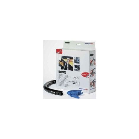 HellermannTyton Schlauch inkl. Werkzeug Spirale, schwarz HWPP-16MM-PP-BK-Q1 25 Stk