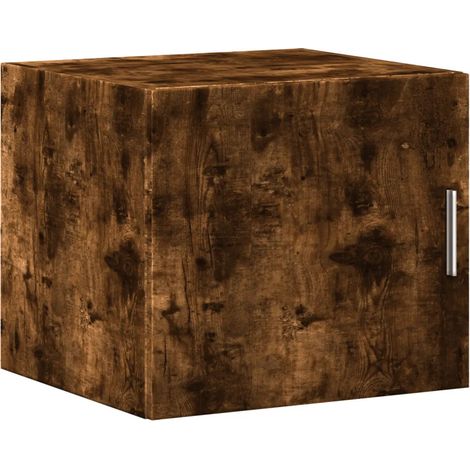 Armadio da parete rovere fumo 45 x 42,5 x 40 cm grande spazio di archiviazione stile moderno finitura opaca in legno di rovere fumo 020049490
