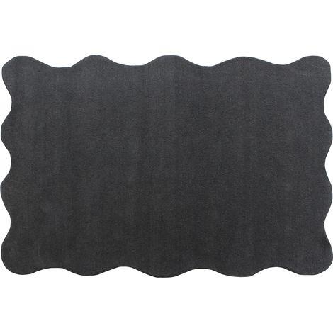 Tappeto taftato 100% lana 200 x 290 cm Grigio antracite 2100g/m² - MERONE (1/2)