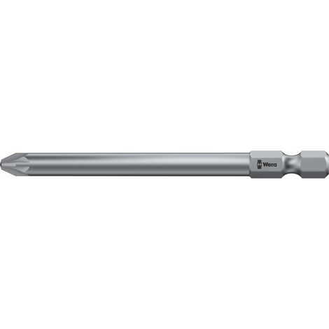 Wera Pozidriv-Klinge, Schaft E 6,3, Kreuzschlitzgröße 2, 89 mm Länge