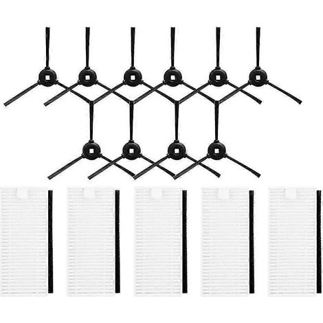 Filtre HEPA, brosse latérale pour aspirateurs robots Lefant M200, M201, M501, M520, M571, T700 (1/5)