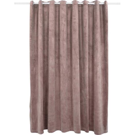 Maison Exclusive - Verdunkelungsvorhang mit Metallösen Samt Antik (1/5)