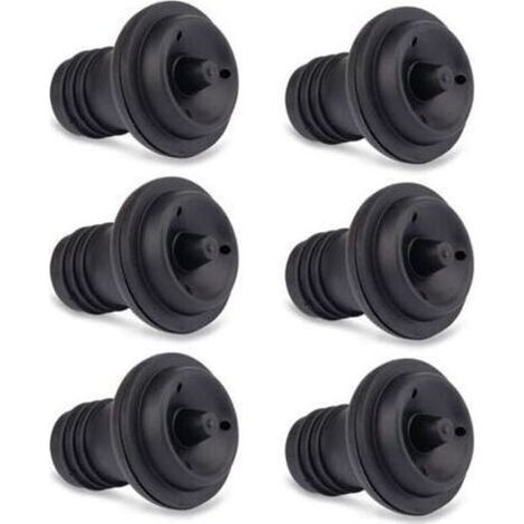 6 pièces-bouchons pour pompe vide-gris,Bouchon vin rouge, bouchon sous vide vin rouge, bouchon bouteille sous vide vin, bouchon individuel (1/3)