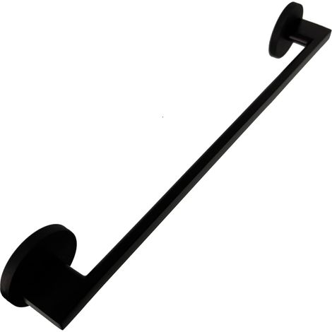 1 Porte-serviettes Magnétique, Alliage D'aluminium, Finition Noire Mate, Pour Réfrigérateur Et Lave-vaisselle