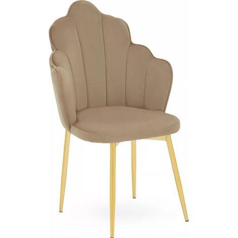 Premier Housewares Tian Mink Velvet Chair (1/5)