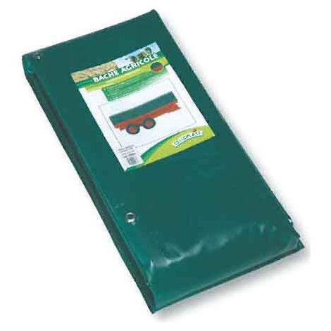 Plane Anhänger Lt55 3x6m PVC Grün