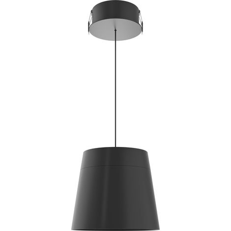 Lampada a Sospensione Lievo XL Space 15W LED CCT Switch 2700K/3200K/4000K Fascio 38° Nero Opaco - Beneito & Faure - Designer (1/5)