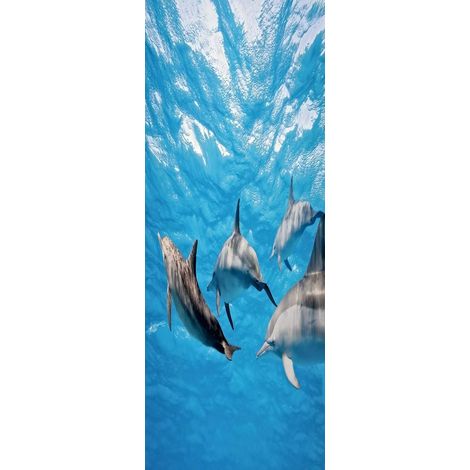 Tür- und Wandaufkleber – Schlafzimmerdekoration – PVC – Wiederablösbar – Selbstklebende Rückseite – Tapete – Selbstklebende Tapete – Für Schlafzimmer, Wohnzimmer und Flur – 200 x 77 cm (1/5)