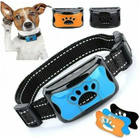 3 In1 Collier anti-aboiement pour chien Dispositif d'aboiement excessif Sûr Inoffensif & Formation anti-aboiements sans cruauté (1/4)