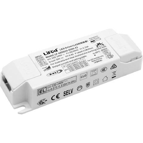 Driver LIFUD Dimmable DALI/PUSH BASIC 200-240V Sortie 9-54V 20 W
