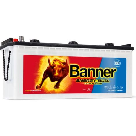 Batterie décharge lente 96051 12V 130Ah – Plomb Calcium pour systèmes marins et stationnaires – Idéale pour énergie solaire – Banner (1/2)