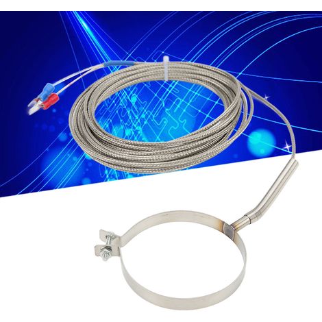 Fil thermocouple annulaire BERM/BERM pour trémie de machine de moulage par injection, 0-400 °C, diamètre de l'anneau 60 mm, longueur 5 m (1/5)