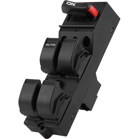 Interrupteur principal de lève-vitre électrique 83593-S04-9500 pour berlines quatre portes Honda Civic CX EX HX LX Si (modèles 1996-2000). (1/5)