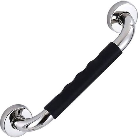 Barre d'appui de douche en acier inoxydable de 60 cm, barre d'appui de salle de bain, support de sécurité, pour personnes handicapées (1/4)