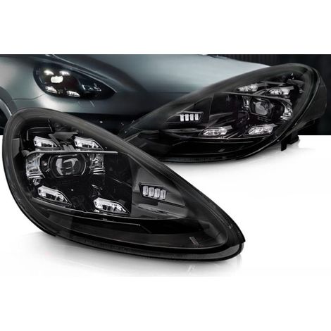 Paire de feux Phares DRL led Porsche Cayenne 10-15 Noir-41049167