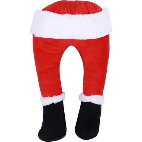 Santa Legs - Christmas Tree Ornament - Festive Holiday Decoration - Polyester - 38 Cm - 1 Piece (1/5)