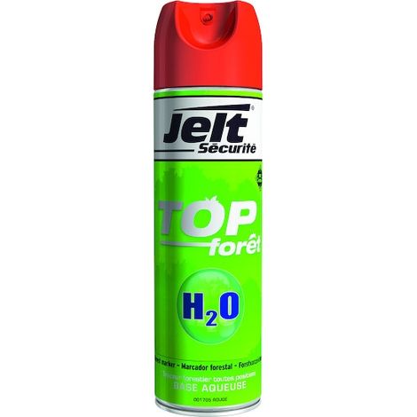 Traceur de chantier forestier TOP H2O - rouge - 500 mL - JELT
