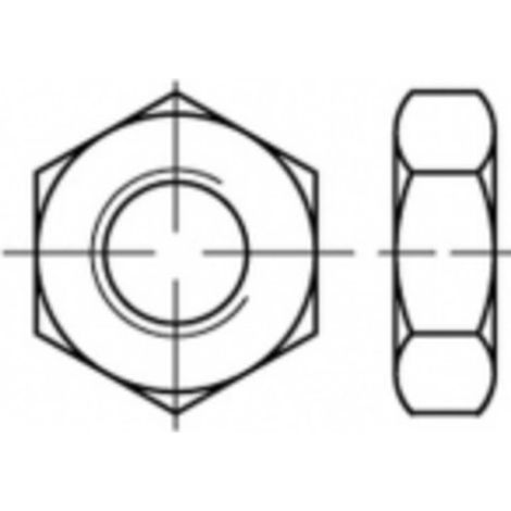 TOOLCRAFT TO-5371779 Écrou hexagonal M2,5 acier inoxydable A2 100 pc(s) D073021 (1/2)