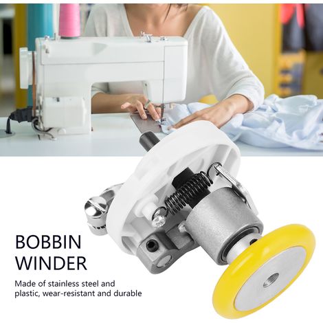 Bobinense industrielle automatique pour machine à coudre, enrouleur électrique, assemblage de fil, équipement de couture professionnel, usage atelier, 220V, bobine rapide et précise. (1/5)