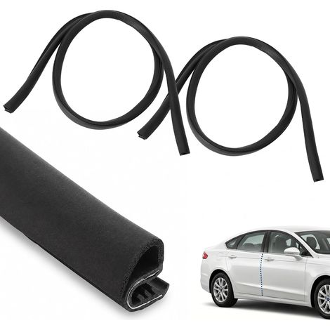 Joint de porte voiture joint porte voiture joint de porte voiture universel joint d'étanchéité du montant b bande de joint de porte caoutchouc de voiture avec renfort en acier sans collage pour (1/5)