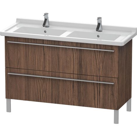 X-LARGE mobile lavabo 1200x470x668mm noce scuro