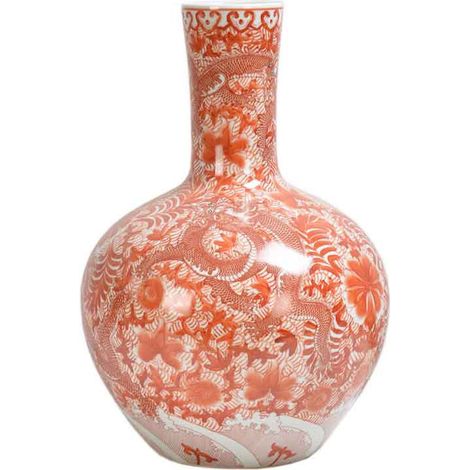 Vase céramique corail Dragon 43cm (1/2)