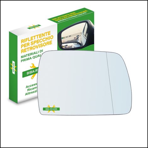 Vetro specchio retrovisore asferico lato dx-passeggero per bmw x3 i (e83) dal 20