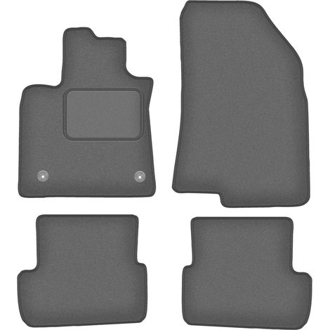 Tappetini per auto in velluto color grafite per: Dacia Sandero III Stepway hatchback (2021-) (1/5)