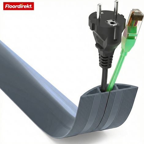 Boden-Kabelkanal Cable Guard Grau Länge: 4,5 m