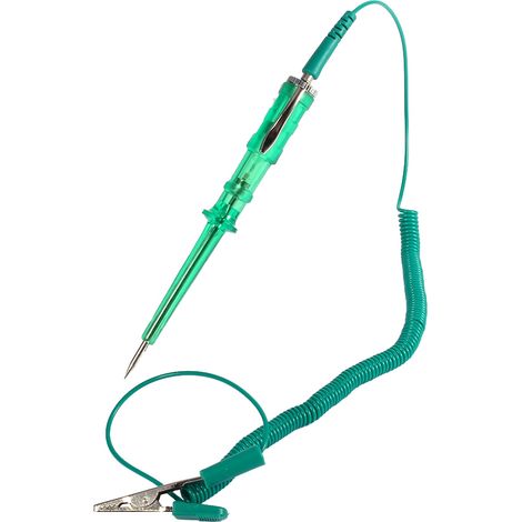 GARRYFIZH Testeur de circuit automobile, stylo de test de tension d'ampoule vert, DC 6 V, 12 V, 24 V (1/5)