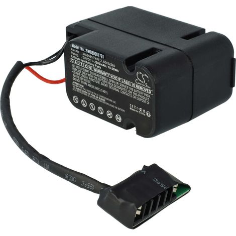 vhbw Akku kompatibel mit Worx Landroid WG795E, Wg795e Typ 2 Rasenmäher (2500mAh, 28V, Li-Ion)