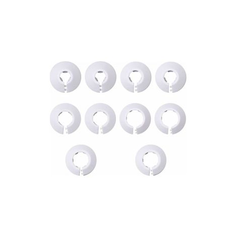 Lot de 25 rosaces décoratives pour radiateur – 5 tailles 12/16/20/25/32mm – Plastique haute qualité – Installation simple