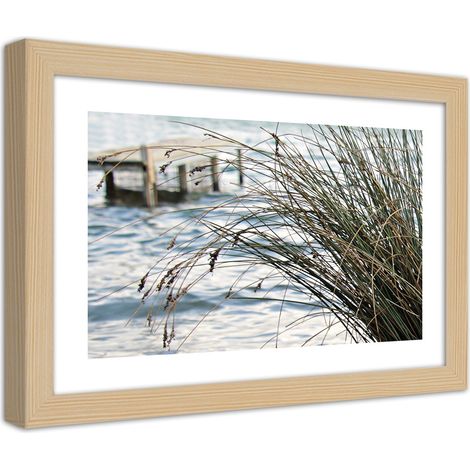 Quadro con cornice, Ponte sul mare - 30x20 (1/5)