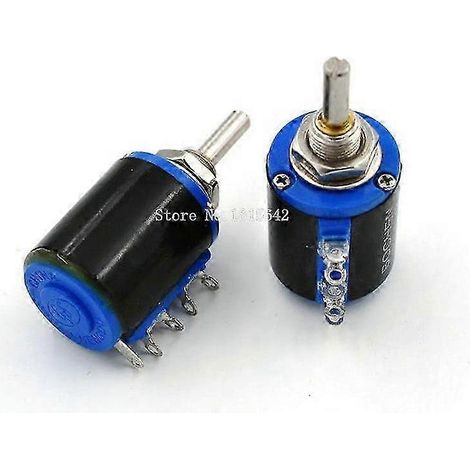 Potentiomètre bobiné de précision à 5 anneaux et plusieurs tours WXD312 1W 47K Ohm 47KR (1/5)