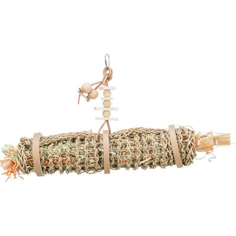 Natürlicher Spielplatz, aus Seegras/Holz/Papier, 55cm für Vögel