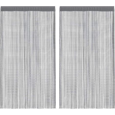 Maison Exclusive - Tende a fili 2 pz Antracite 140x250 cm