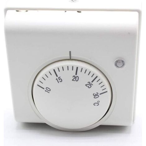 Central Air Conditioner Thermostat, Electric Gas Temperature Control Valve, Underfloor Heating Temperature Controller, with Indicator Light