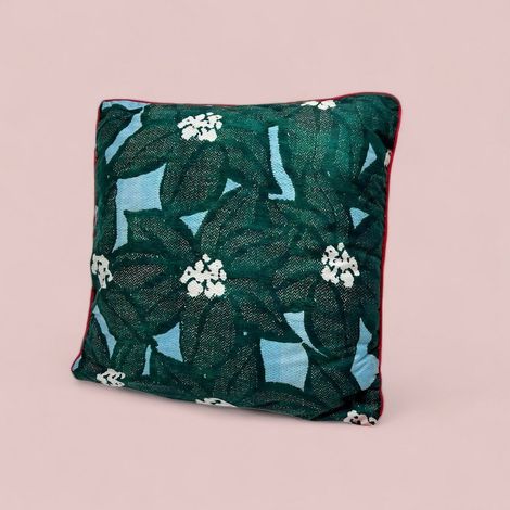 Coussin Décoratif en Velours avec Garnissage et Fermeture Éclair pour Canapé Lit 45x45 cm - PANGIVO (1/5)