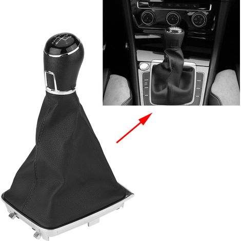 5-Gang-Schaltknauf mit Manschette für VW Golf 7 MK7 2013-2018