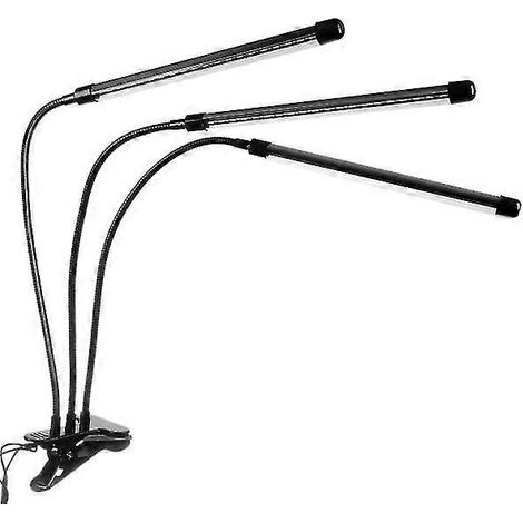Lampe de culture réglable - LED, Minuterie noire (1/5)