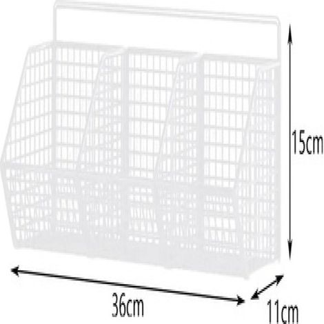 Panier de rangement mural Irovami pour cuisine et salle de bain (1 pièce) - Organisateur suspendu gain de place pour le plan de travail et autres essentiels de la maison