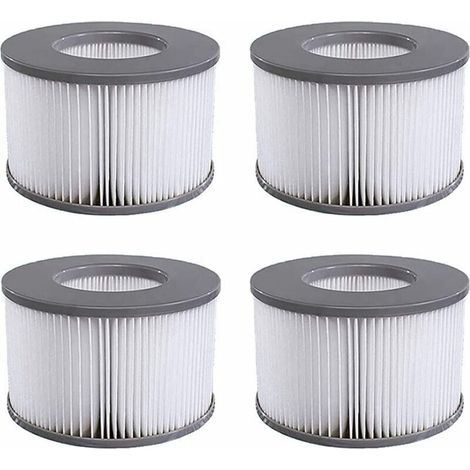 Lot de 4 Cartouches filtrantes de Rechange, pour Les mspa Whirlpool, Les Spa Chauds et Autres piscines gonflables, Convient aux modèles de Filtre à partir de 2020 H262 (1/5)
