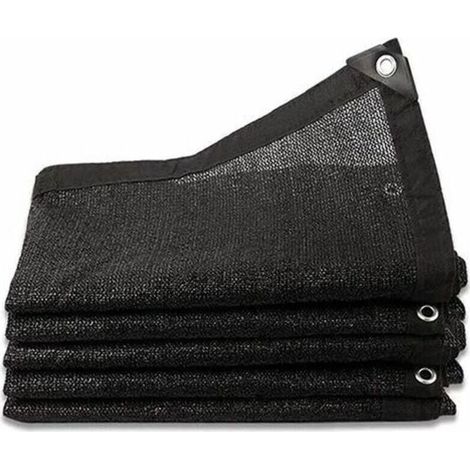 Filet D'Ombrage 8 Broches Ombrage 80% Renforce éPaissir Voile Ombrage, Serres Filet Coupe-Vent avec Oeillets,pour La Couverture VéGéTale/Serre/Jardin/Pergola(3x4m)..