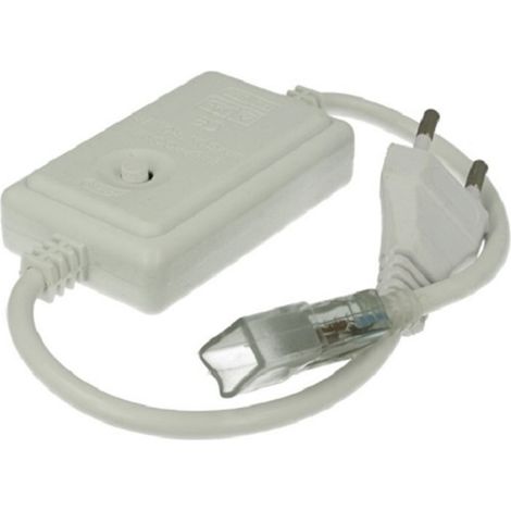 Alimentation Fiche Transformateur 4 Broches Rvb Interrupteur Contrôleur Bobine Led