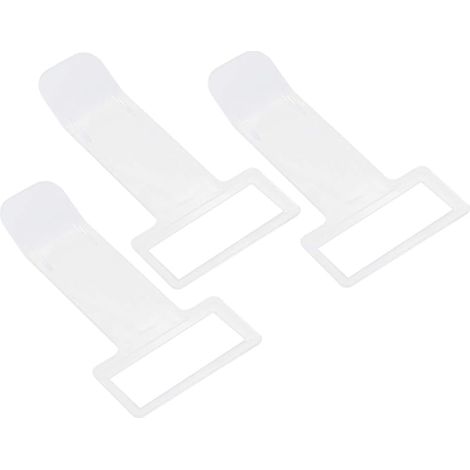 Accessoires auto,Lot de 3 porte-documents de voiture transparents, porte-tickets de stationnement, porte-permis de stationnement, porte-tickets de stationnement auto-adhésifs (1/5)