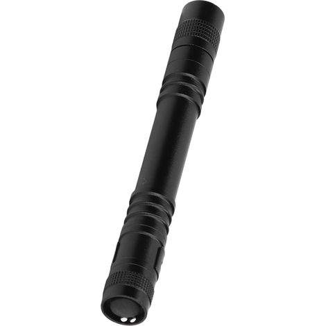 Mini lampe torche aluminium à pince, lampe de poche portable, lampe tactique compacte, 3 modes d'éclairage, idéale pour camping, extérieur, urgence et usage quotidien (livrée sans piles) (TM-182) (1/5)