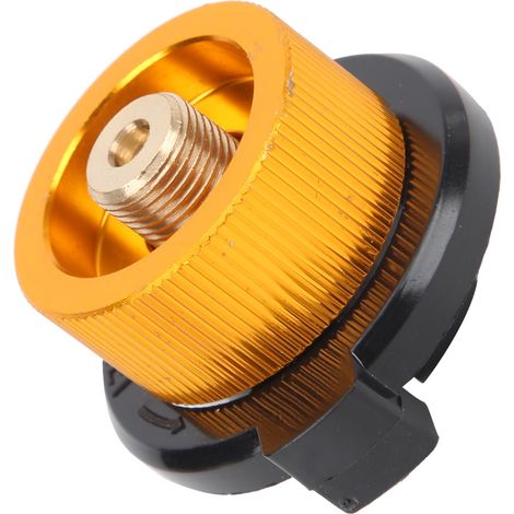 Adaptateur pour réchaud de camping à gaz butane pour bouteille de gaz longue, permettant de convertir la sortie de la valve de type Lindal. (1/5)