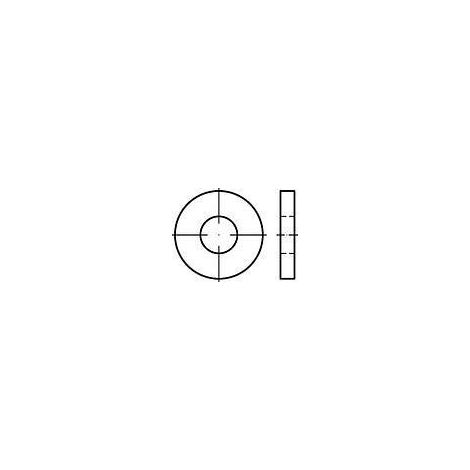 Rondelle 5.3 mm 15 mm Acciaio inox A2 100 pz. TOOLCRAFT 1067782
